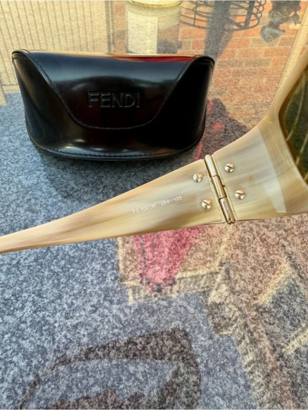 Fendi Y2K FS 1001M 264 125 Rectangular Shield Sunglasses